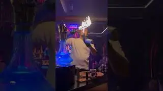 Shisha Sommalier show restaurant Bebek Dubai🤩 #shisha #hookah #experiment #fire #show #Dubai i