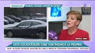Vine ger năpraznic peste Rom&acirc;nia! Lista localităților care vor &icirc;ngheța la propriu