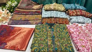 24-Nov-25 | Winter embroidery Coats & Moonlight kani Stoles | WhatsApp to order: +91-7051012285