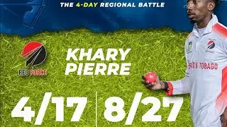 Khary Pierre 8 wickets for 27 runs CAREER BEST BOWLING Figures