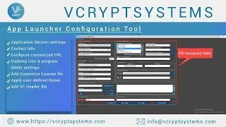 App launcher configuration tool helps to create/config & customized  application launcher setup.