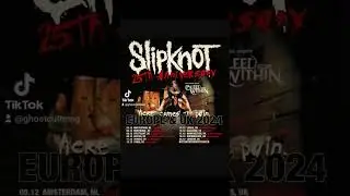@slipknot announces tour dates celebrating 25 years since their debut album!