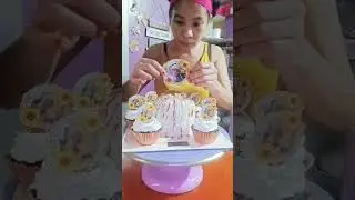 Choco-Caramel Mango Cream Cake ala mango bravo | Cake decorating walkthrough