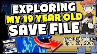 EXPLORING MY 11 YEAR OLD POKEMON DIAMOND SAVE FILE - PokeTipsOfficial