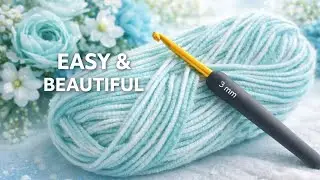 This Crochet Stitch Works for Every Project! So Easy & Beautiful 😍