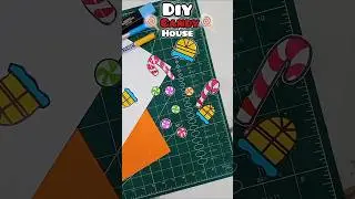 DIY easy Candy Christmas House 🍬🎄 | Cute & Easy Holiday craft ✨ ✨ #ytshorts #shorts #craftideas