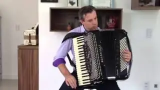 Acordeon Scandalli Super VI - Italy!  Registros  - Jeferson