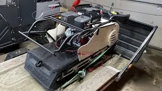 Snowdog Trailer. DIY salt shield using a Jet Sled on a Harbor Freight trailer Part 2