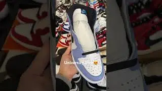 Air Jordan 1 Retro High OG University Blue😍#sneakers #nike #airjordan #aj1 #jordan1 #blue