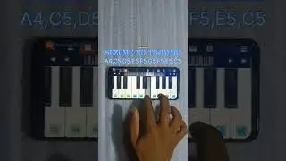 Suzume no Tojimari Mobile piano tutorial 🎹🎹🎹 #shotrs