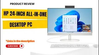 🔥 HP 24-inch All-in-One Desktop PC Review | AMD Ryzen 7 7730U, 16GB RAM, 512GB SSD, Windows 11 Home