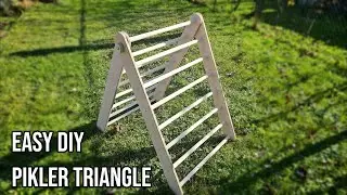 DIY Pikler Triangle - Easy Montessori Climbing Toy Build