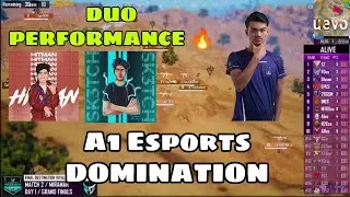 A1 esports new lineup domination in fdr Grand final day 1 full highlights| Sketch and hitman duo🔥