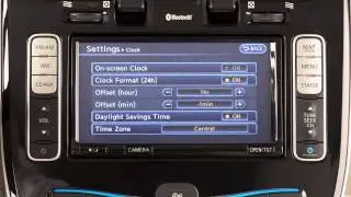 2015 Nissan LEAF - Setting the Clock
