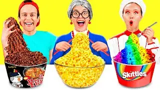 Кулинарный Челлендж: Я против Бабушки | Сумасшедшие Кулинарные Идеи от BaRaDa Gold Challenge