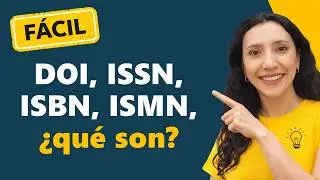 &iquest;Qu&eacute; significa ISBN, ISSN, DOI, etc.? 🙀 &iexcl;Identificadores bibliogr&aacute;ficos! - Investigar es f&aacute;cil 😎