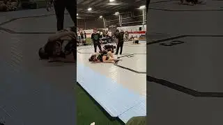 Good fight Elijah Hawkins BJJ white belt No Gi