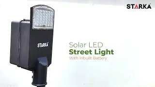 Solar LED Street Light with Inbuilt Battery [Model: SUN]   (360&deg; View)