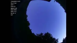 All sky camera capture from Teliucu Superior, Romania 2025-08-13