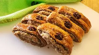 Shortbread rolls with nut filling! 😋Which nation's dessert is this, Armenian or Azerbaijani?