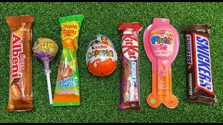 Satisfying video Asmr opening Lollipops candy and chocolate gummy candy unboxing video Asmr