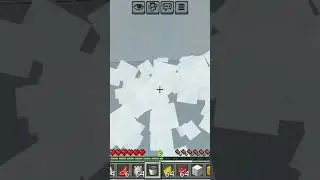 Minecraft impossible powder snow clutch 😱😱 #minecraft #youtube #gaming #adigamerzyt100k #shorts