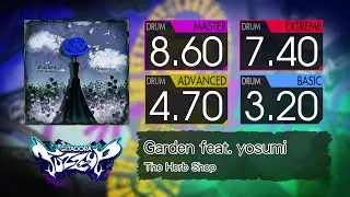【GITADORA】 Garden feat. yosumi (MASTER ~ BASIC) Drum