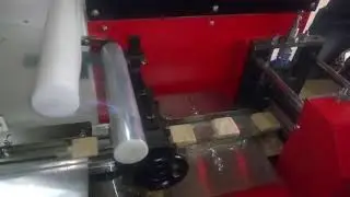 Sonpapdi Packing, Mini Flow Wrap Machine(Price: 1.9L INR) PLC Base Economical Model - ECO