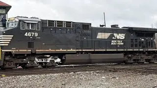01/11/26 NS Intermodal Train at Marion Station in Marion, OH