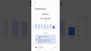 How to see how much time you spend on your phone android #shorts #shortviral #youtube