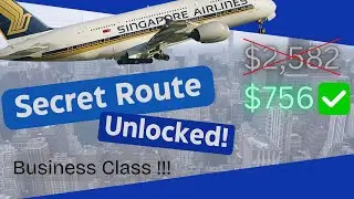 I purchased the CHEAPEST Singapore Biz Class flight!