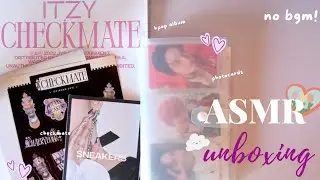 📦itzy checkmate album (ryujin ver.) unboxing + sorting my photocards ! 🤍( asmr )