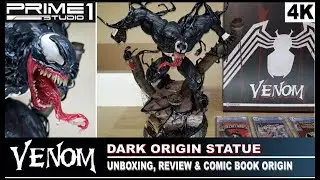 PRIME 1 Statue VENOM 4K Review, Venom Origin & First Appearance in Comics - 4K UHD
