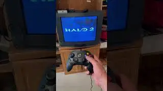 Halo 2, old tv, old Xbox &hellip; nostalgia