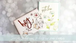 Clean and simple card design with a modern twist
