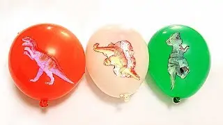 Dinosaur Ice Eggs! How to Make Dinosaur Ice Eggs~ Fun Video For Kids