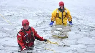 Spokane Valley Fire Annual Ice Rescue Training 2021