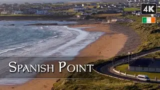 SPANISH POINT, County Clare, Ireland - 4K Drone Footage