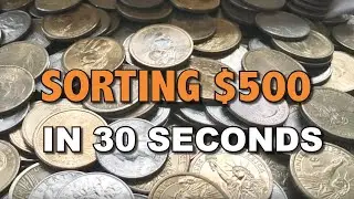 Lightning fast LAUNDROMAT coin sort