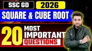 Square & cube root CLASS-04 SSC GD 2026 | Maths Best questions | by anarsingh sir #maths #sscgd