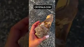 Hematite quartz crystal cluster ✨ an excellent crystal for protection and grounding