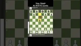 PUNISH d5 players using THIS move [96% WIN] #chess #chesstrap #chessrap #learnchess