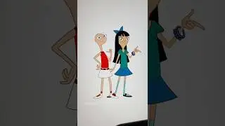 Candace and Stacy&rsquo;s transformation #phineasandferb #art #digitalart #shorts