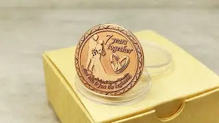 7 Years Together Copper Coin | Personalized Anniversary Gift