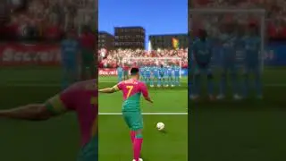 DLS 25 FREE KICK BY CRISTIANO RONALDO 🇵🇹🇵🇹#foryou #fifa #dlscreator #freekick #soccer