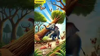 A powerful elephant #growth #animatedcartoon #shortclips #animation #animatedmovie #shorts #facts