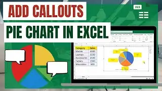 How To Add Callouts To Pie Chart In Excel #excel #exceltips #exceltricks #exceltutorial