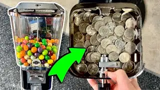 MONEY!💰Collecting QUARTERS & CASH from my Gumball Machine/Honor Box! & MORE