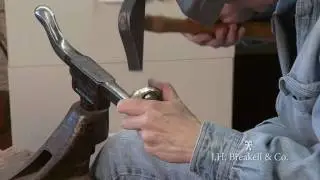 Forging and Hammering the Cuff Bracelet