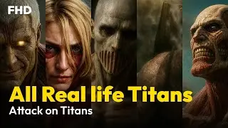 Every Titan from Attack on Titan Compared in Real Life! | Hyper-Realistic AOT Titans